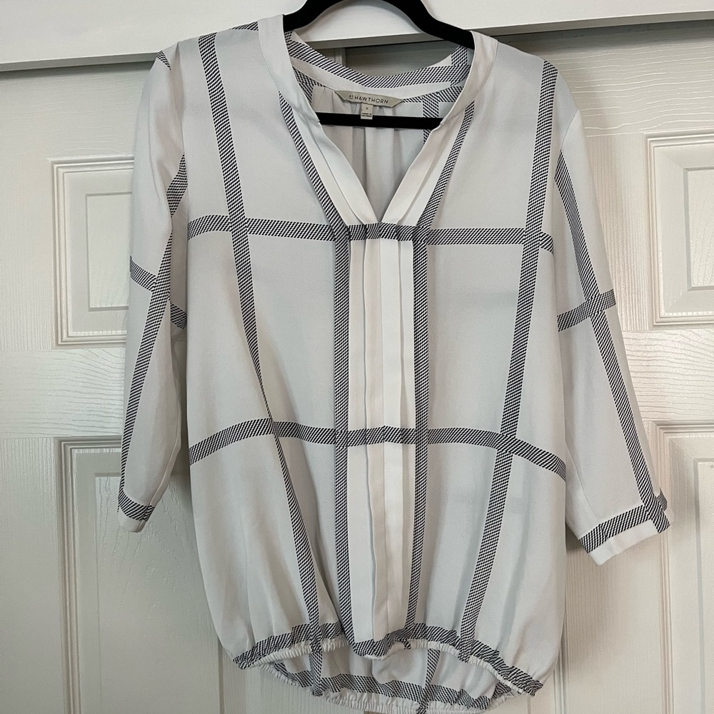 Plaid Blouse